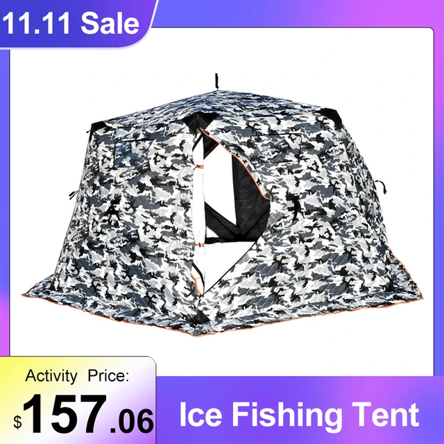 Waterproof Camping 150 Cm Large Pop up Winter Ball Tent Insulated Ice  Fishing Tent - China Fishing Tents and Ice Fishing Tent price