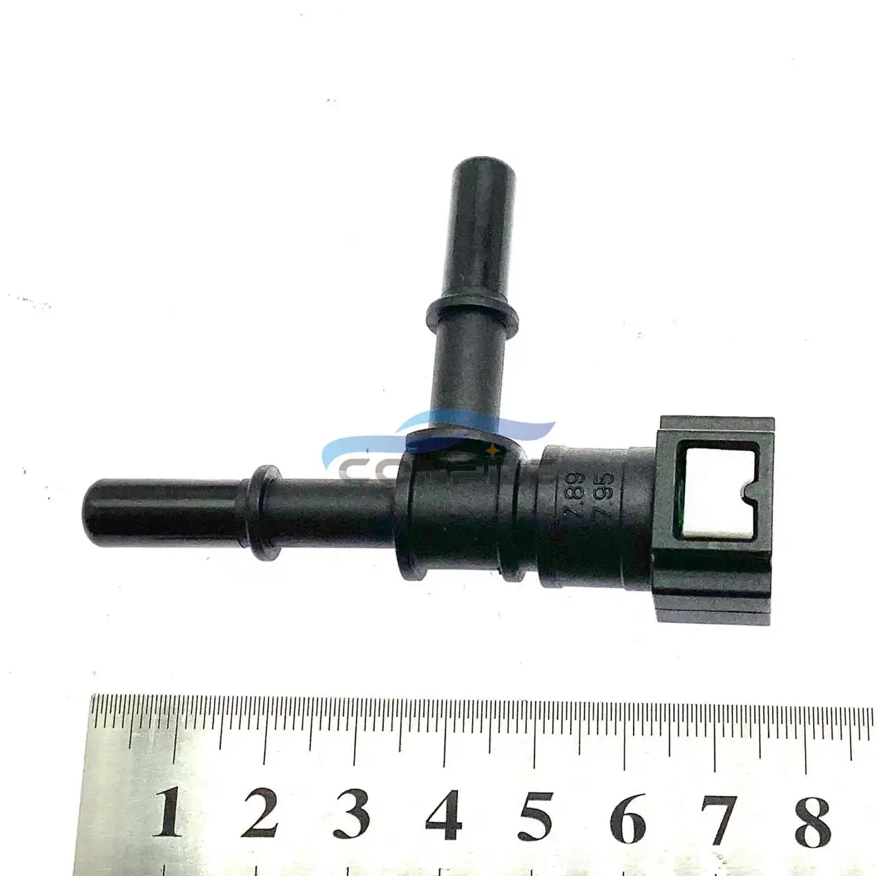 1PC 7.89 three-way automobile fuel pipe quick connector gasoline diesel filter female connector quick plug housing