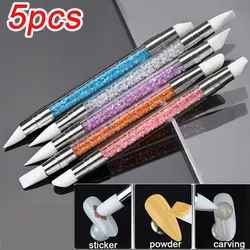 Acrylic Nail Brush Set - Professional 3-Piece Kit for Nail Art and 3D Carving (TB016-2)