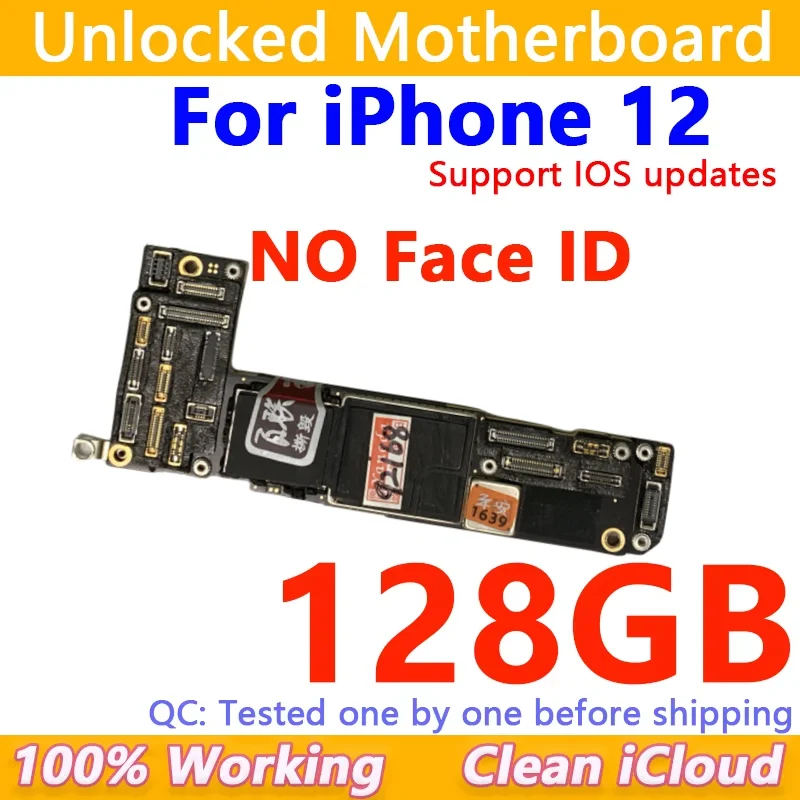 iPhone16 マザーボード　Face ID付き IPhone用マザーボード,16 plus,16 pro,16 pro max,Face ID付き