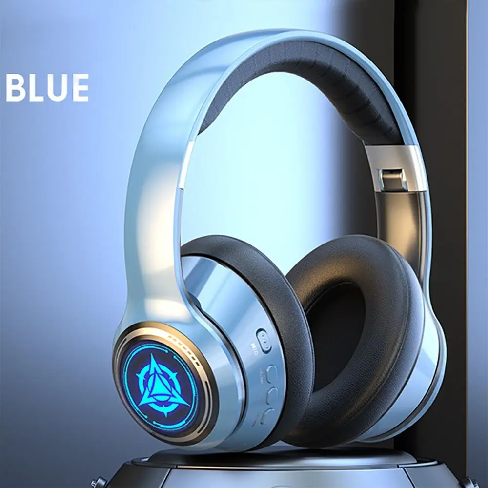 Noise Canceling Wireless Over-Ear Headphones with Mega Bass and Built-In Microphone