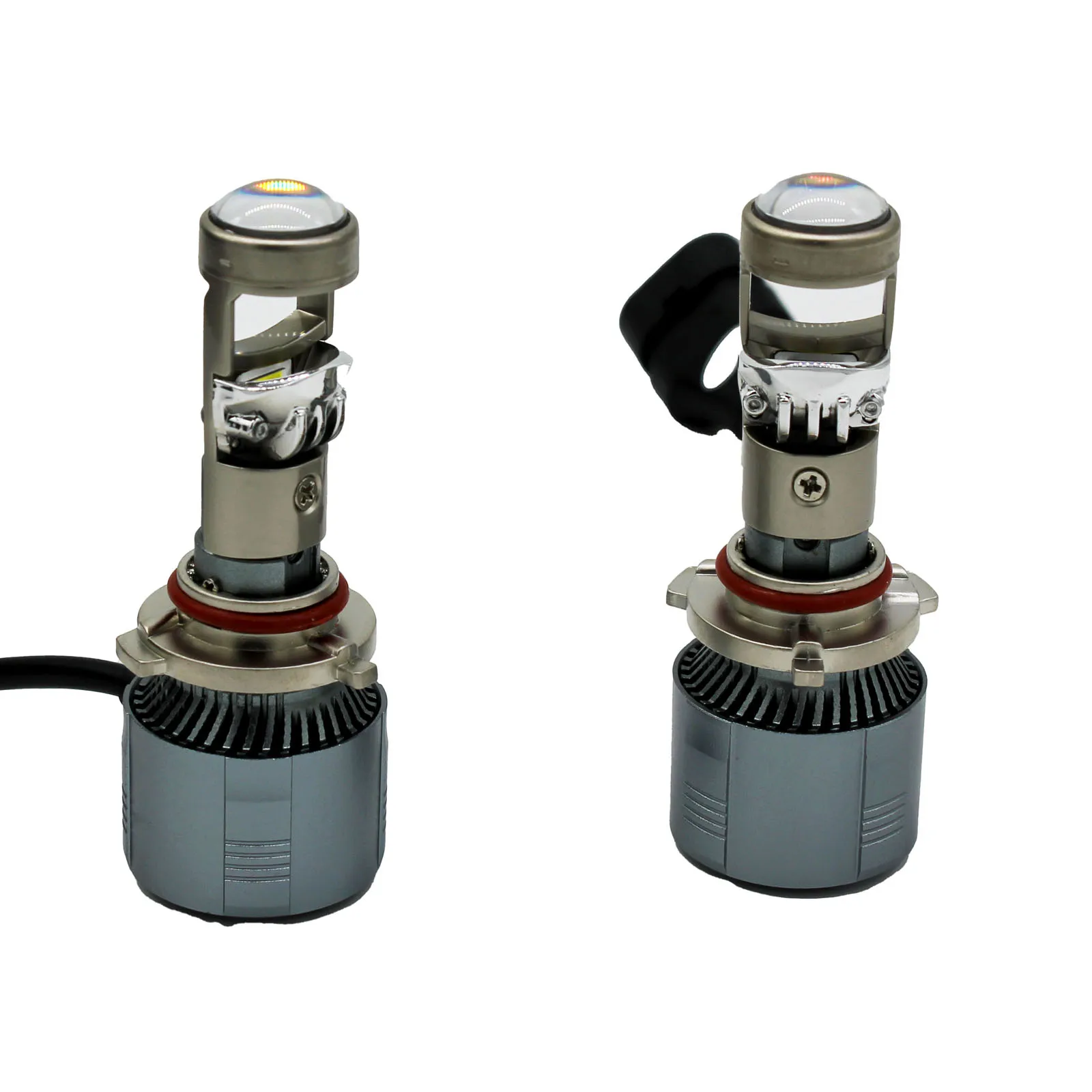 KEPMA 9005 9006 9012 HB3 HB4 HIR2 LED Headlight Bulb Mini Lens Projector 100W High Power 10000LM 6000K White