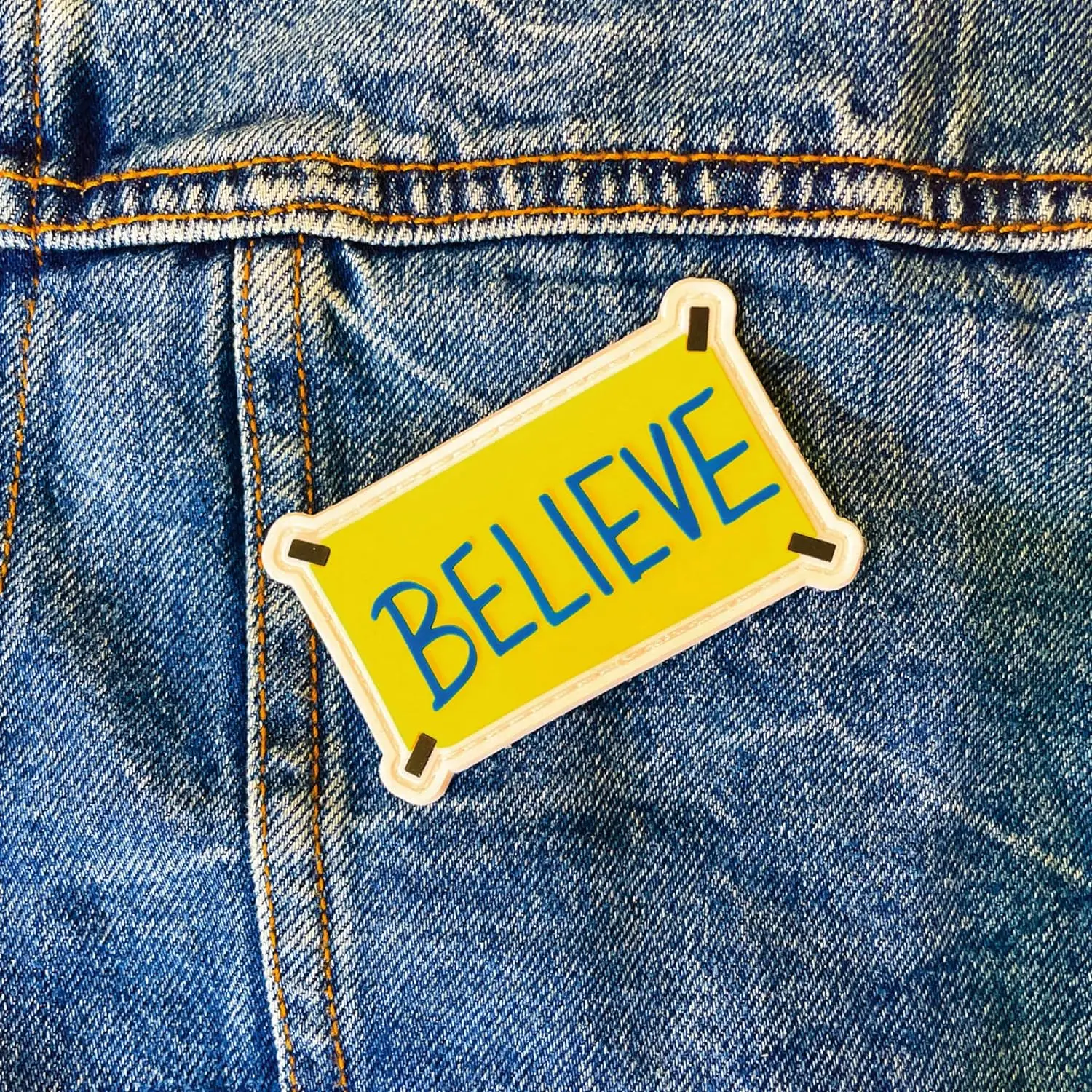 Believe PVC Patch Coach Lasso Hook&Loop Patches Believe Sign AFC Richmond Soccer Morale Badge for Backpack Clothing Dog Harness