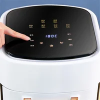Air Fryer Household Large Capacity 15L Visual Oil-free Smart Oven  Fries Machine 220V 110V US EU 1500W Chicken Frying 2