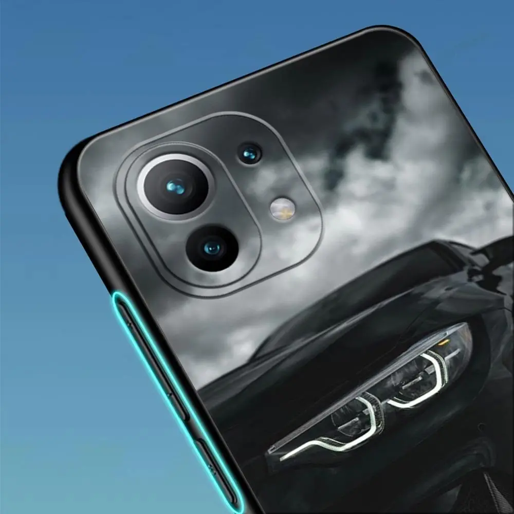 Sleek Men's Sporty Car Design Phone Case - Durable Back Cover