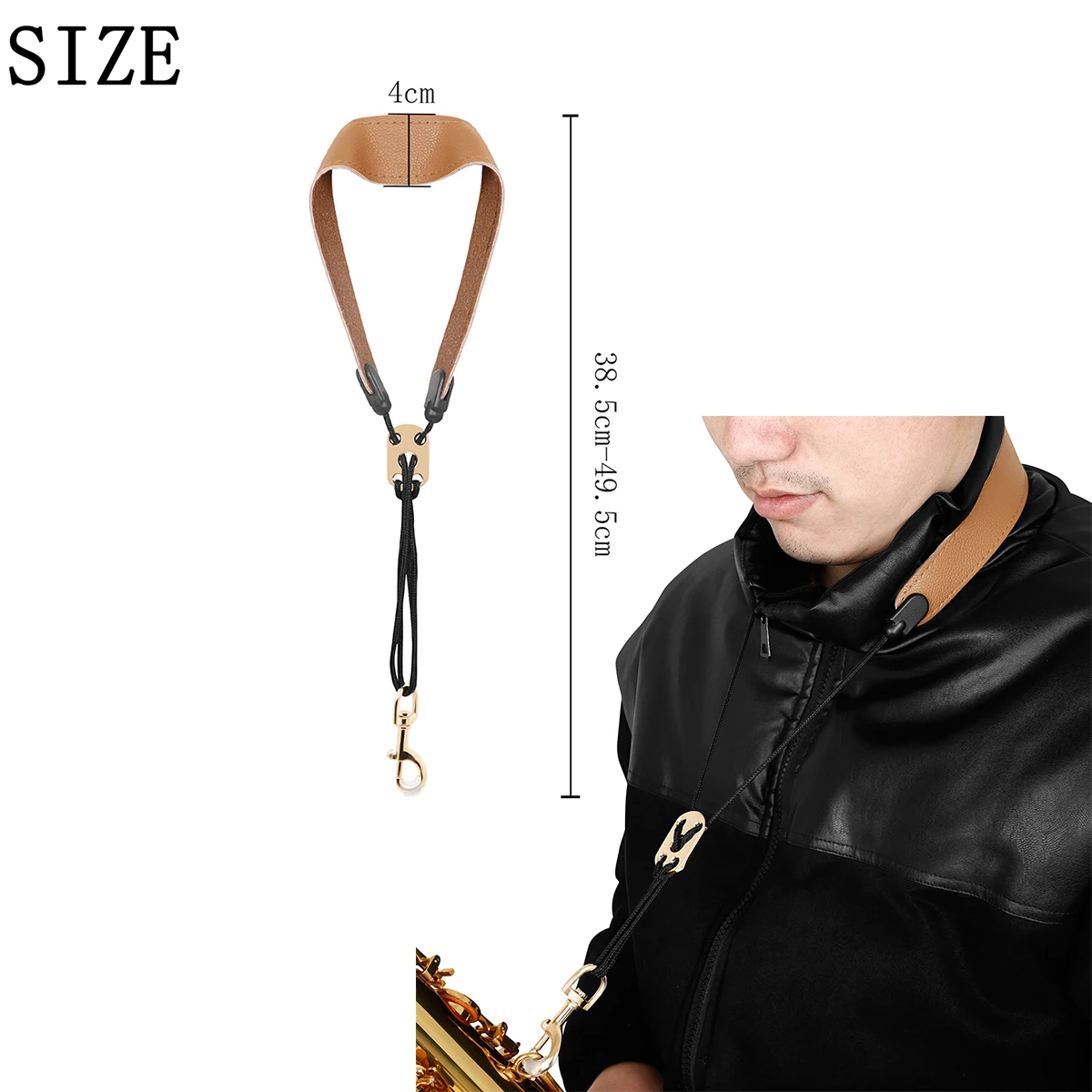 SLADE Saxophone Strap Saxophone Lanyard Neck Strap Protection Neck Sax Double Shoulder for Soprano Tenor Alto for saxophone parts accessories