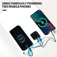 Chargeur solaire 100W avec deux Ports USB, panneau solaire étanche et Portable pour le Camping en plein air, la randonnée, les appareils d'urgence 4