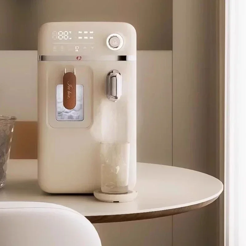 Desktop Intelligence Water Dispenser Ice Maker Hot and Cold Water Refrigeration Ice Direct Drink.
