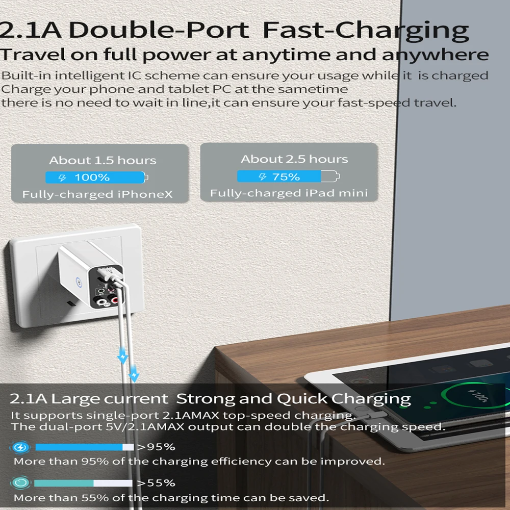 Multifunction Wireless Bluetooth 5.0 Audio Receiver Transmitter Adapter TF/U Disk Play Quick USB Charge For Headphone TV Control