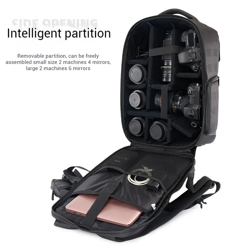 Cwatcun Camera Bag, SLR Cameras Case, Sling Crossbody Compact Camera - View #7