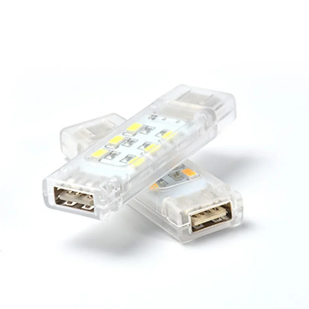 Mini Portable 5V USB LED Night Light Double-sided 12LEDs for Power Bank PC Laptop Notebook Reading led light night light book light mini night light mini led light