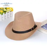 New Spring Summer Retro Men's Hats Fedoras Top Jazz Plaid Cap Adult Bowler Hats Classic Version Chapeau Caps Women Men Chapea 3