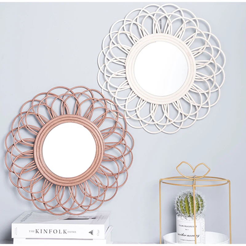 

Geometric Mirror Decorative Irregular Large Centerpiece Aesthetic Mirror Luxury Bohemian Dekoracje Do Pokoju Home Decoration