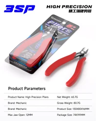 Precision Diagonal Cutting Pliers - Durable and Convenient Wire Cutter (3SP)