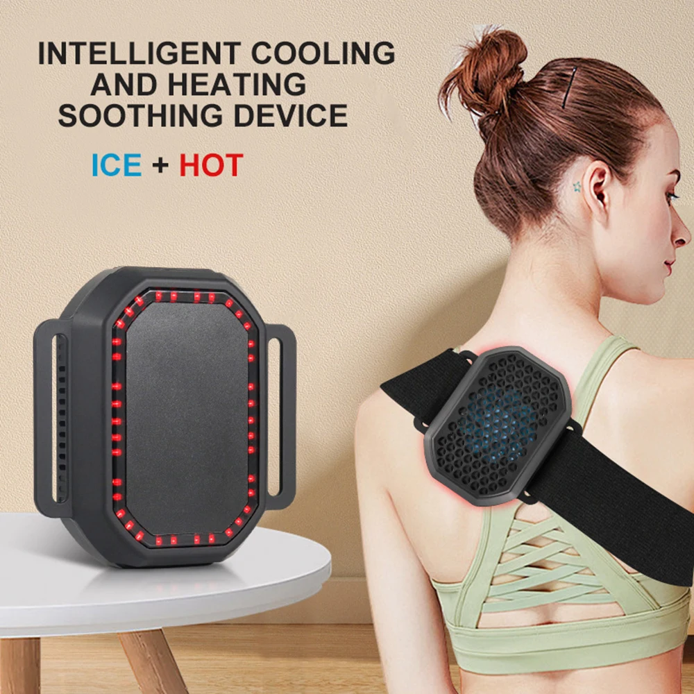 NEW Red&Blue Light Heat Cold Therapy Device for Body Pain Relief Cold Warm Arthritis Physical Therapy Equipment Massager 10℃-43℃