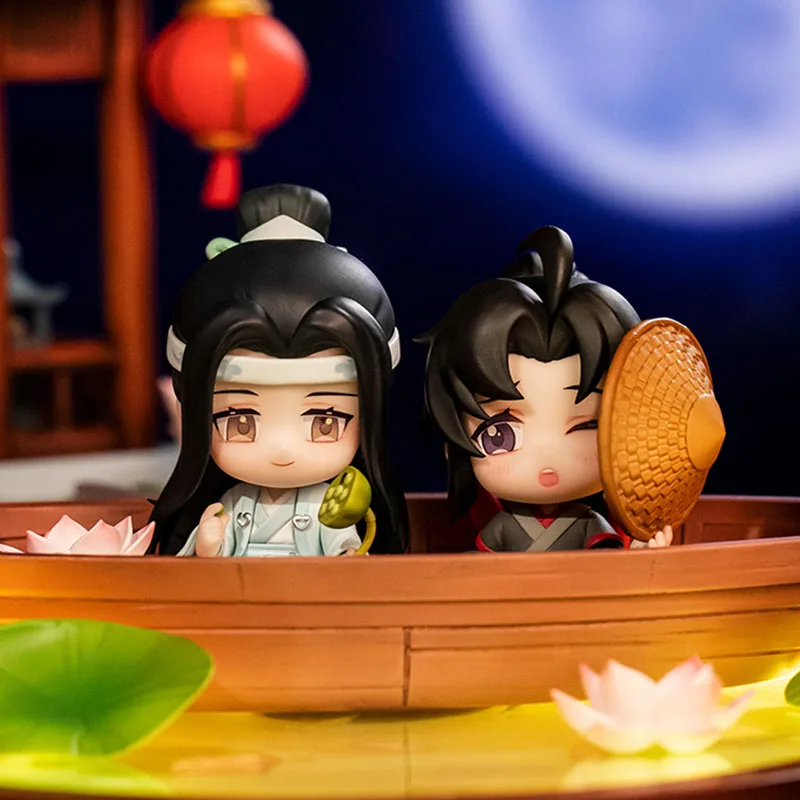 置物 waiwai Mo Dao Zu Shi Lotus Boat Rowing Night Light model Wei Wuxian Lan