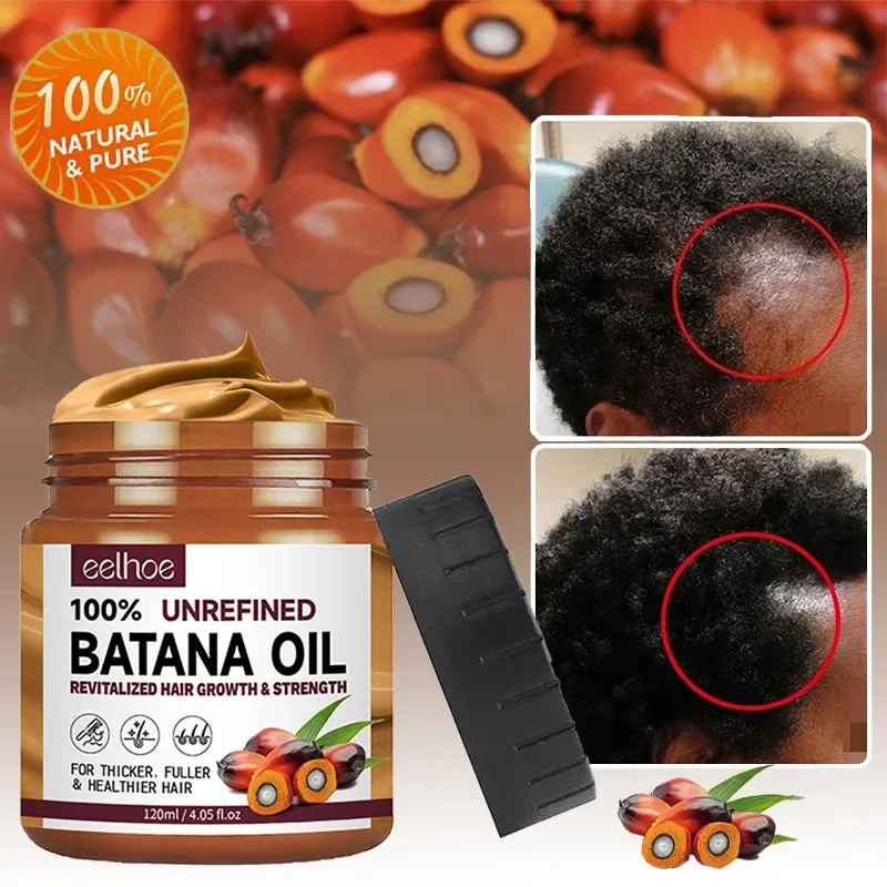 Natural 100% Pure Batana Oil Butter Hair Mask Anti Break Loss Hair Growth From Honduras Loss Treatment for Black Men Women hair mask