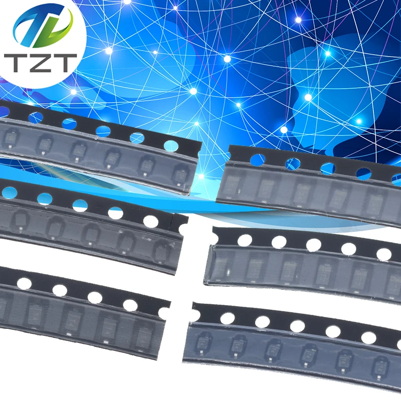100 pièces TZT 0805 1N5819 1N4007 1N4148 1206 1N4148WS 1N5819WS B5819WS POUR Technologie de Régulation de Tension