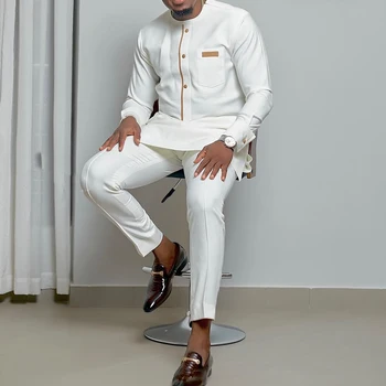 Alternative view of Musa Crew Neck Long Sleeve Dashiki Outfit