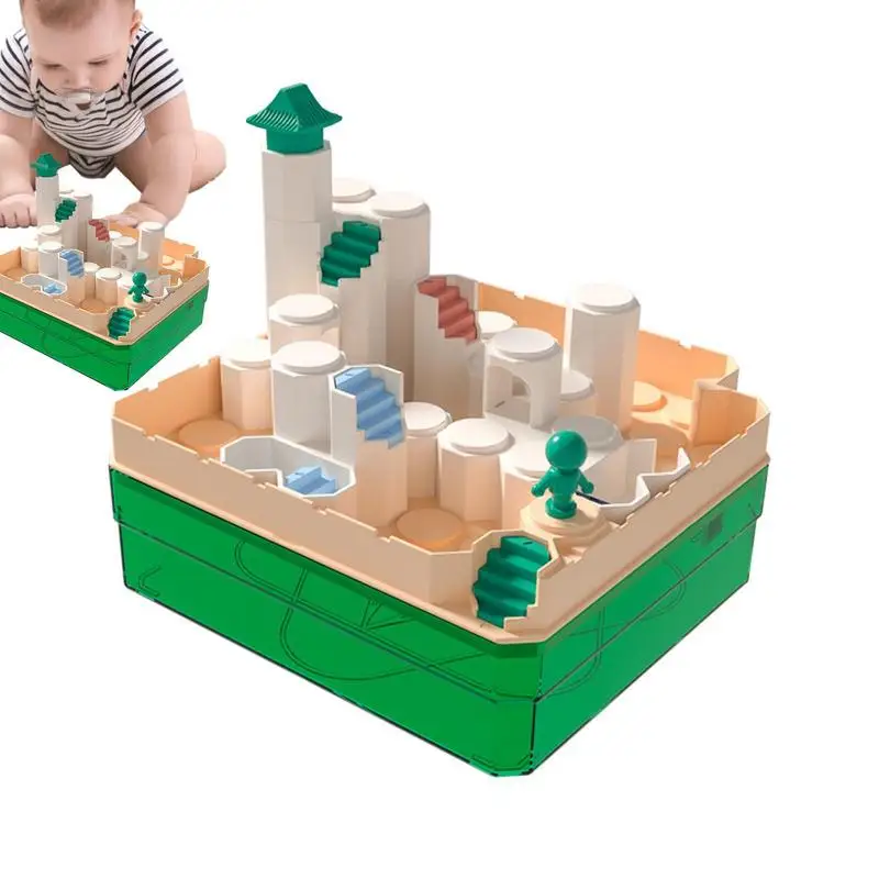 

Montessori Maze Toys Road Builder Logic Puzzle Board Games Kids Educational Toys Children Spatial Thinking Training Brain Toys