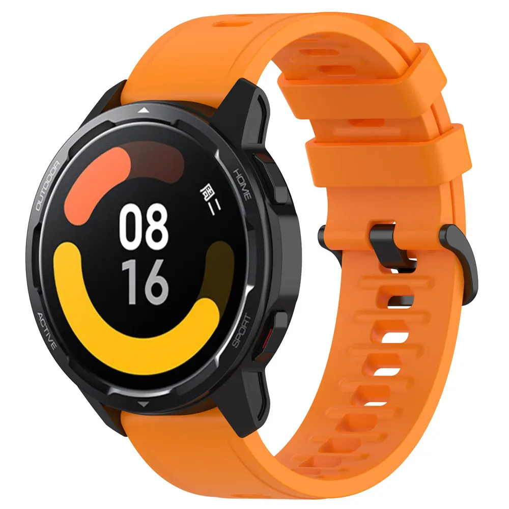 Enhanced Silicone Sports Watchband - 22mm Universal Strap