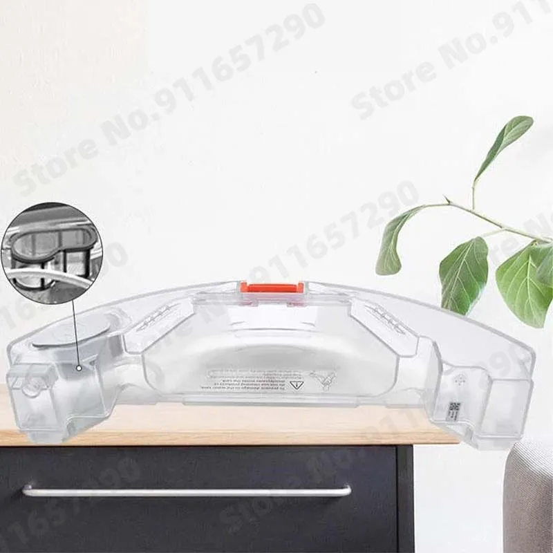 Trade-Shop Dweildoek, reinigingsdoek, houder, watertankschaal voor Xiaomi Roborock S5 Max, S6 Max, S6 MaxV, S50 Max, S51 Max, S55 Max, S60 MaxV, S61 MaxV