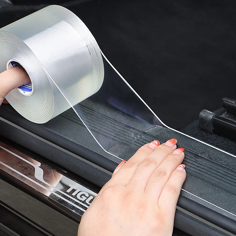 Transparent Anti-Scratch Car Door and Trunk Sill Protector Film