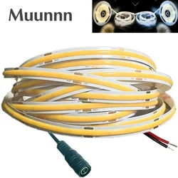 Ultra Thin 8MM LED COB Strip Light - Dimmable High Density Linear Lighting (4000K Natural White)