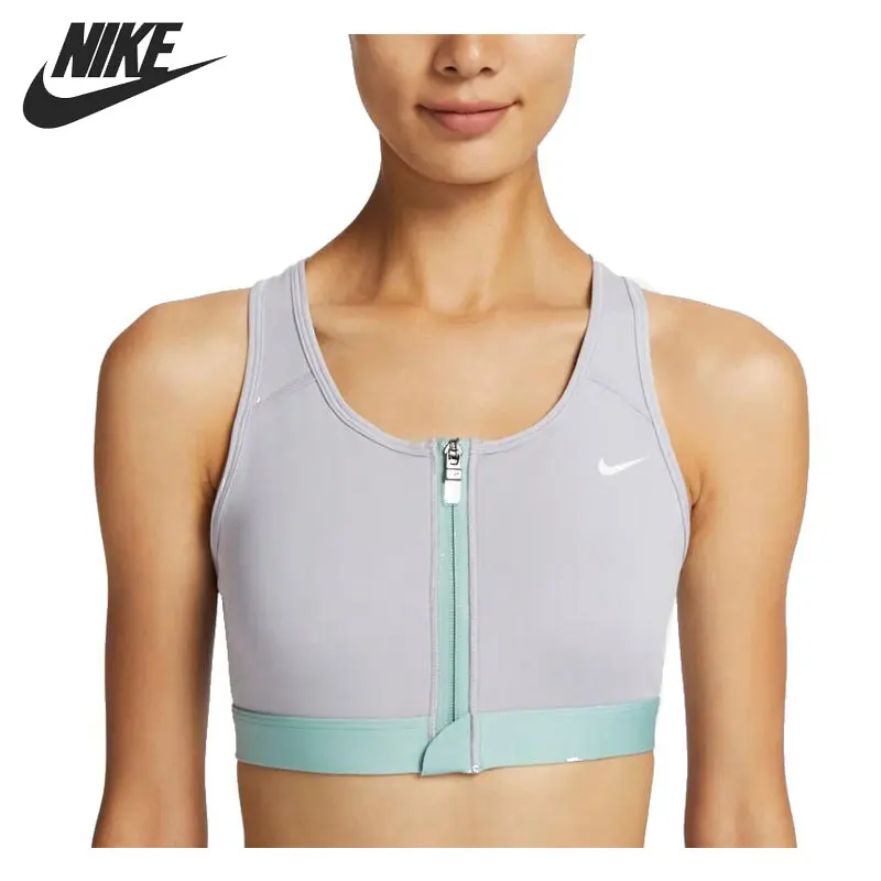 Original New Arrival NIKE AS W NK DF SWSH ZIP FRONT BRA Women's Sports Bras  Sportswear - AliExpress