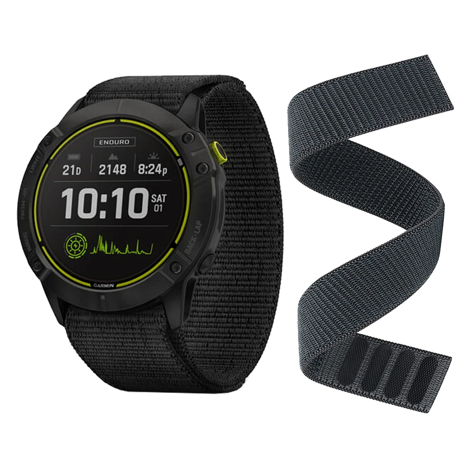 Cinturino In Silicone 22mm Per Garmin Fenix 5/6/7/8, Epix, Instinct – Impermeabile, Regolabile, Con Cacciaviti Inclusi (Nero) - 3