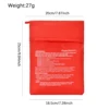 1pc 19*25cm (Unpackaged) Kitchen Supplies Microwave Potato Bag, Baked Potato Bag Red Pouch Cooking in Just 4 Minutes Cooker Bag 4