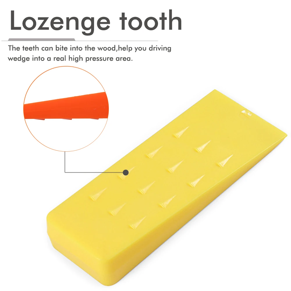 Tree Felling Wedge Plastic Felled Chock Tree Cutting Wedge for Logging Falling Cutting Cleaving Woodcutting Tools