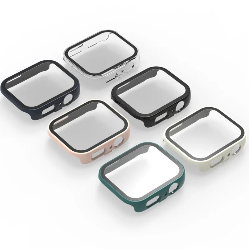 Tempered Glass Screen Protector Hard Case
