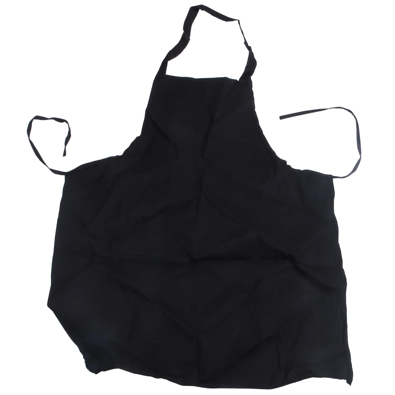 

12 Pack Bib Apron - Unisex Black Apron Bulk with 2 Roomy Pockets Machine Washable for Kitchen Crafting BBQ Drawing