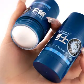 1 pz Crema Da Barba da Uomo Ammorbidisce Barba Delicata Non Irritante Ceppo Pulisce Forniture da Uomo Ruota Rapidamente Rasatura Cura del Viso