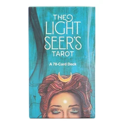 Light Seer's Prisma Witch Occult Tarot Cards English Version Fun Deck Table Divination Fate Board Games Playing For Party 12x7cm