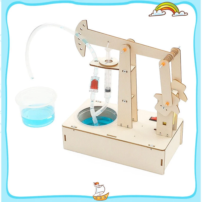 DIY Pumping Water Experiment with Paint 2