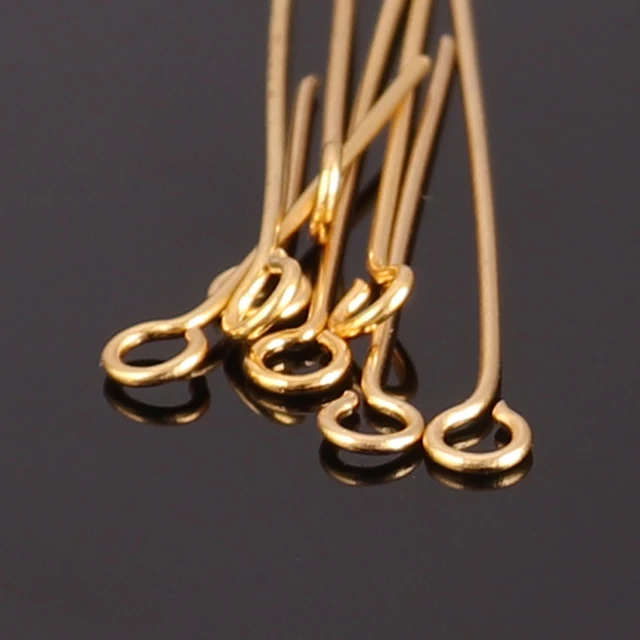 400 Spilli A Testa Piatta In Acciaio Inox 35mm - Per Gioielli Fai Da Te, Orecchini E Creazioni