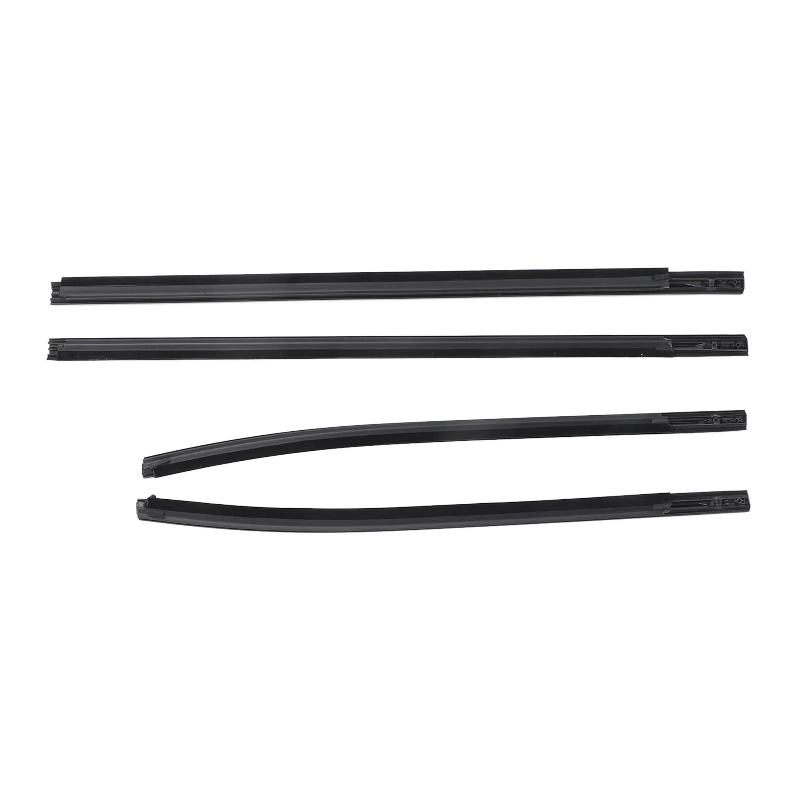 New 4Pcs Car Door Window Strip Rubber Anti Aging AB3926201A38AE Reduce Noise Car Door Window Moulding Trim for Ranger PX2 PX3