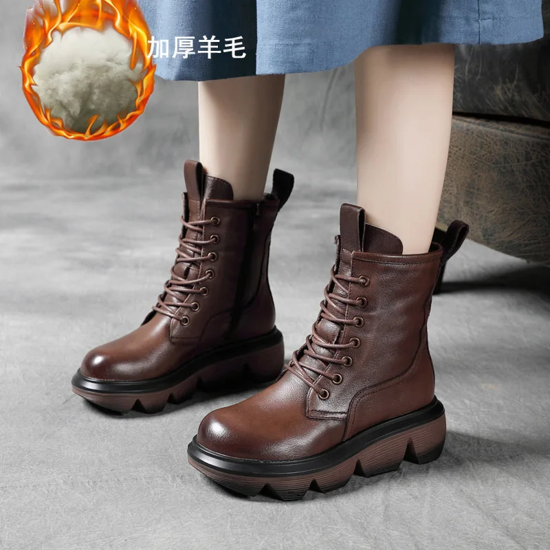 

Чистый шерстяной Dr. Martens, первый слой, Воловья кожа, толстая, утепленная, хлопковая подкладка, снег, матовая, толстая подошва, искусственная кожа