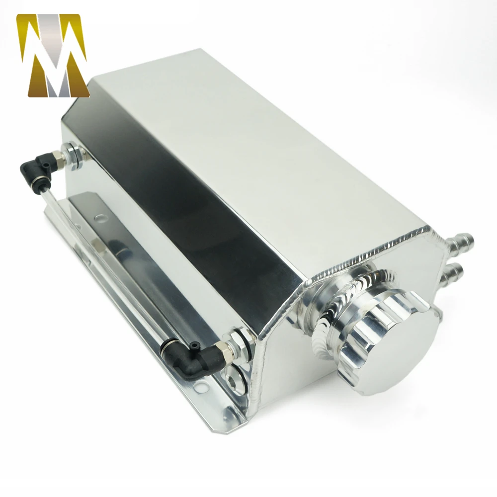 2L Universal Engine Oil Fuel Gas Can Radiator Overflow Water Header