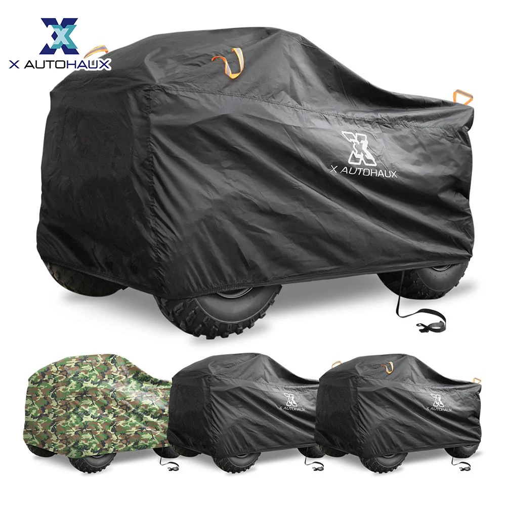 X Autohaux 3 Style Beach Quad Bike Atv Cover Impermeabile Snowproof Moto Scooter Moto Protector Covers M L Xl Xxl Xxxl