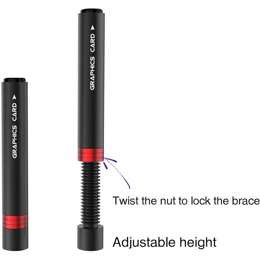 새로운 그래픽 카드 홀더 GPU 지원 브래킷, iBrace-8 VGA 그래픽 카드 홀더 데스크탑 PC 케이스
