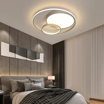 48cm Modern Circular Ceiling Light Acrylic Lampshade LED Ceiling Lamp 3 Color Changing Home Decor Lighting 1