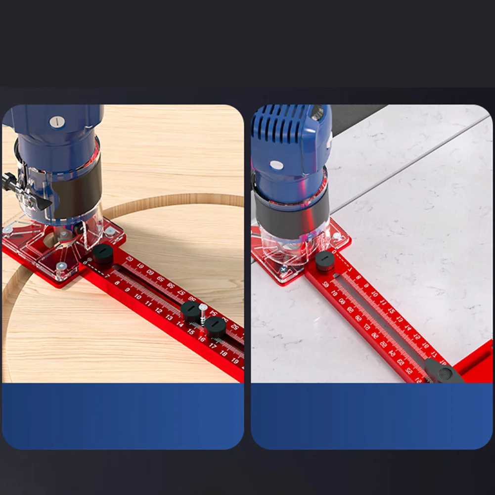 Re.d Aluminum Alloy Milling Circular Bracket Suitable For Edge Trimming, Punching, Etc. Of Sheet Metal //////////////