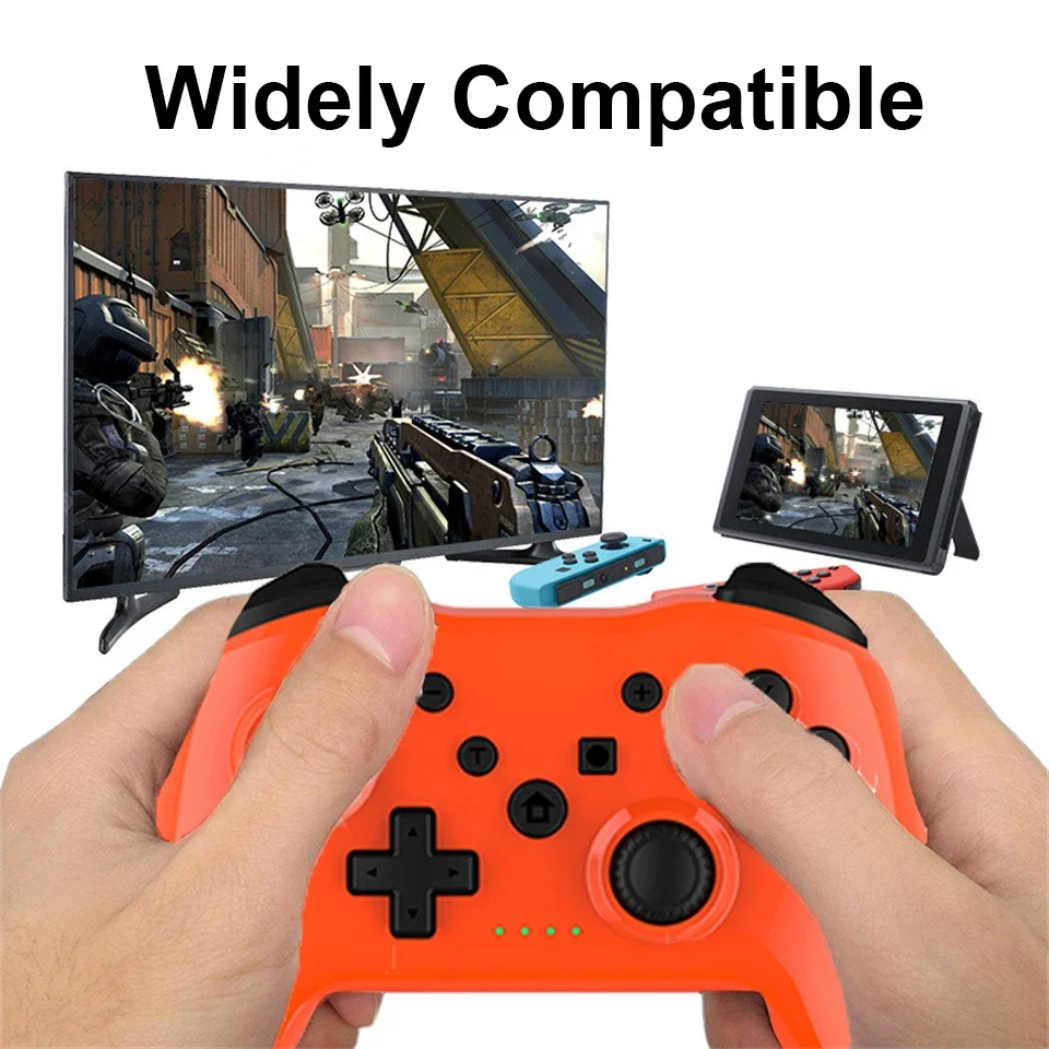 GAMINJA Wireless Controller No Latency Bluetooth Gamepad PC Joystick For Nintendo Switch Game Console PS3 TV Box PC