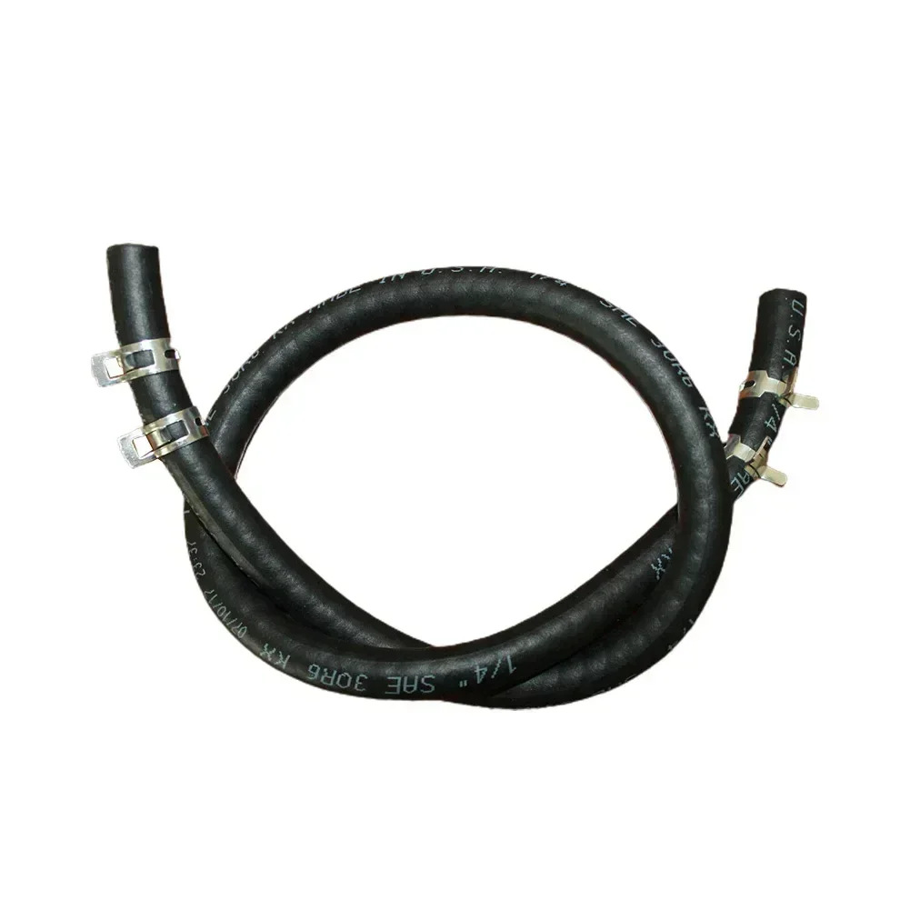 1/4" Fuel Line Hose 4 Clamps for 5414K Lawn Mower Engine Strimmer Motor Garden Power Tools Parts Fits Many Small Engine