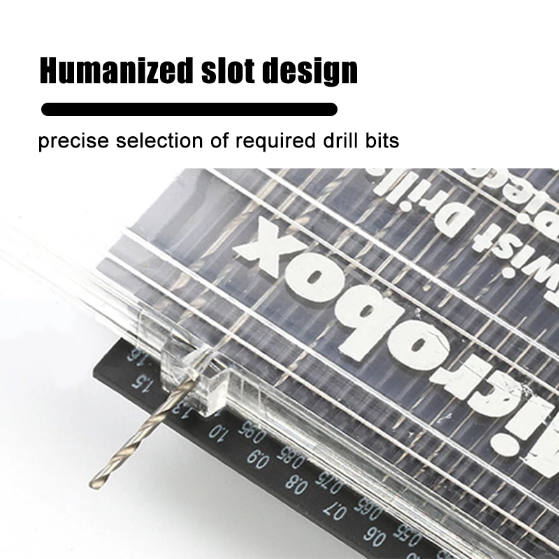 Full Grinding Mini Twist Drill 0.3-1.6mm 20PC Set Woodworking Plastic PVC Circuit Board Micro Drilling Tool Image 7