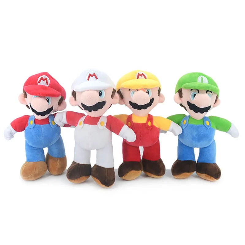 

Super Mario Figures Plush Toy 25cm Bros Game Anime Luigi Plush Doll Cute Figure Pendant Toys Stuffed Dolls Kids Birthday Gift