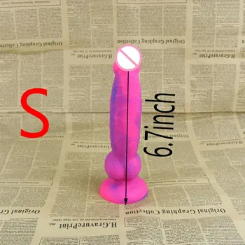 Colorful Realistic Dog Dildo Simulation Penis Animal Dildo Anal With Suction Cup Adult Sex Toy For Woman Lesbian Strapon Dildo 3